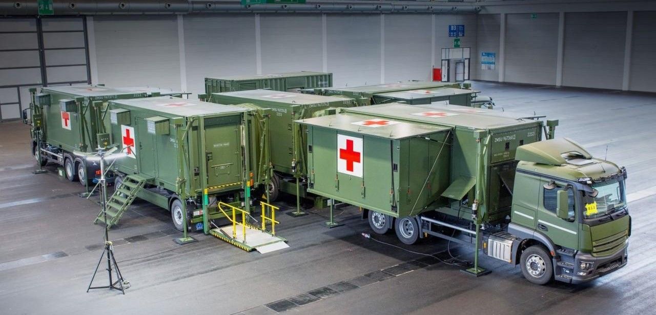 Rheinmetall komplettiert vierte Role 2 Rettungsstation für ukrainische (Foto: Rheinmetall AG)